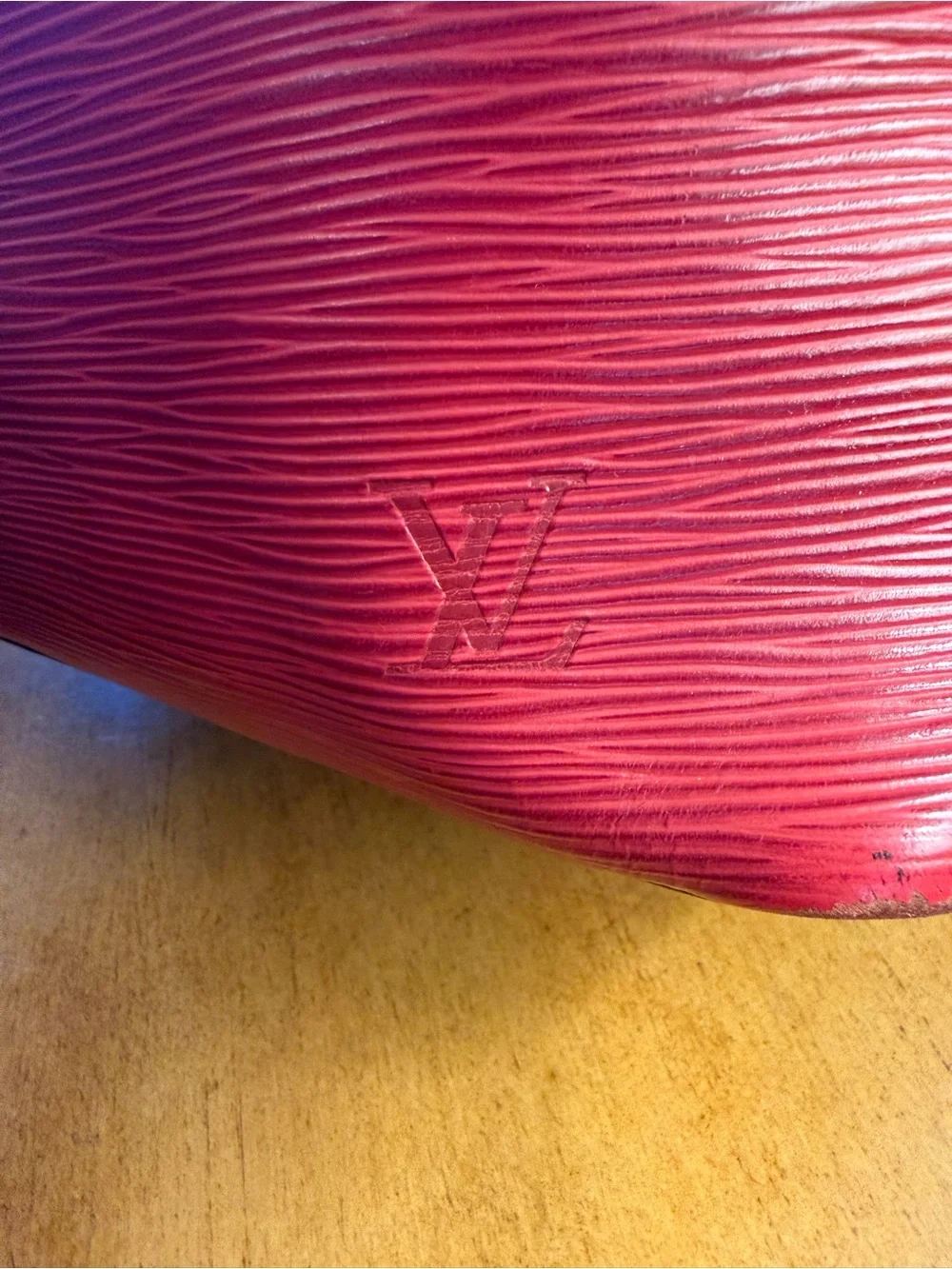 Louis Vuitton Red Leather Noe’